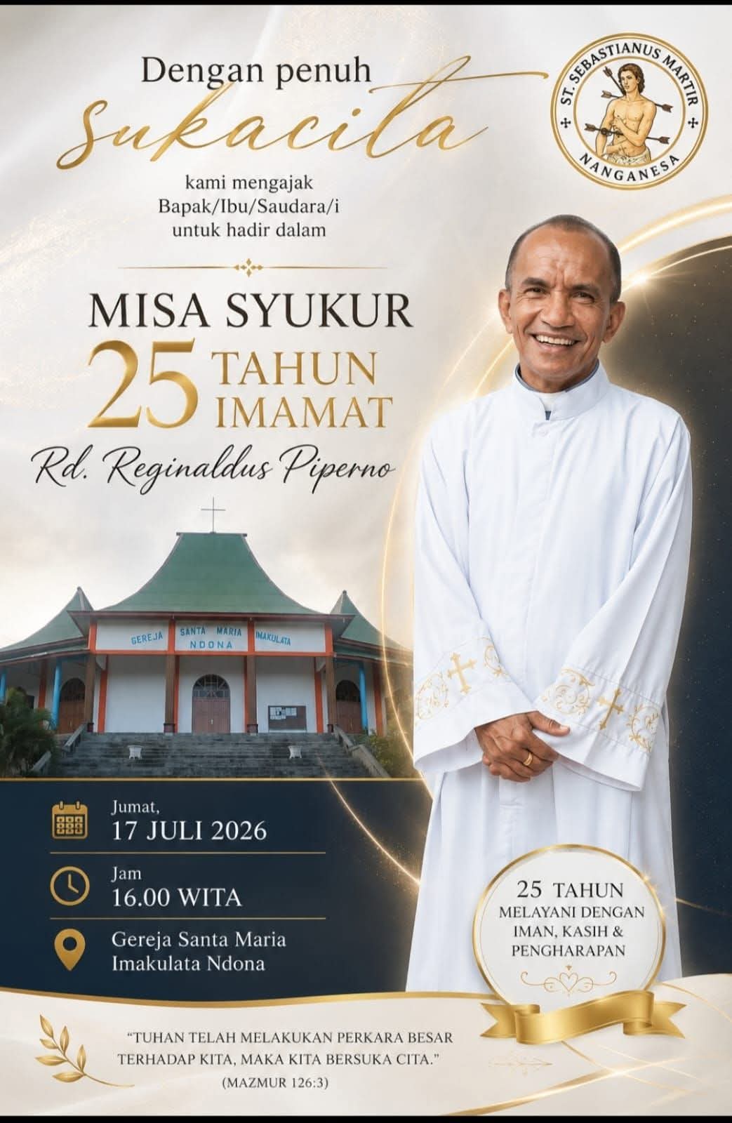 ULANG TAHUN IMAMAT KE 25